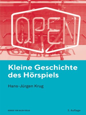 cover image of Kleine Geschichte des Hörspiels